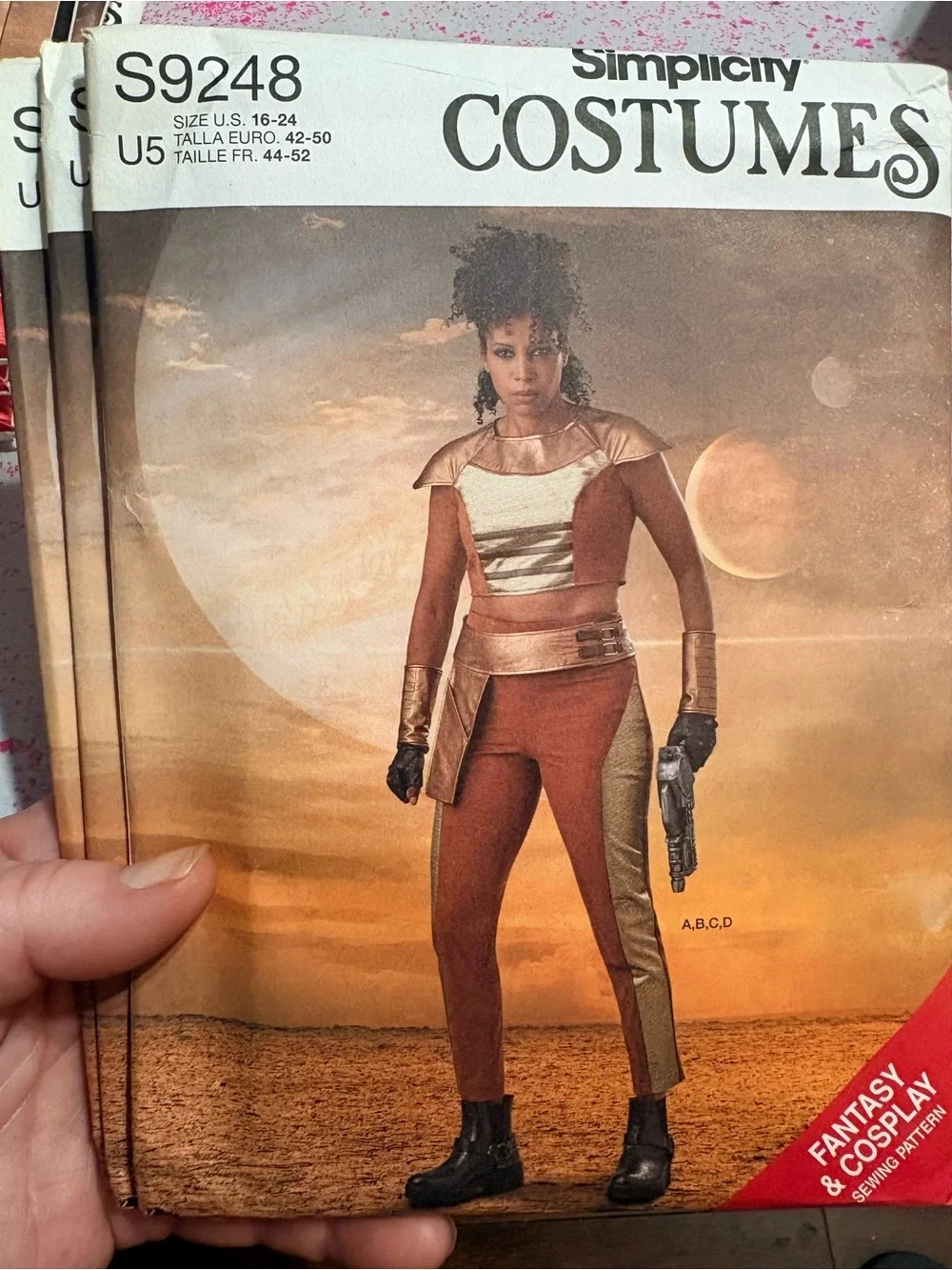 BN UNCUT SIMPLICITY 9248 U5 PLUS SIZE SEWING PATTERNS COSTUMES COSPLAY STAR WARS